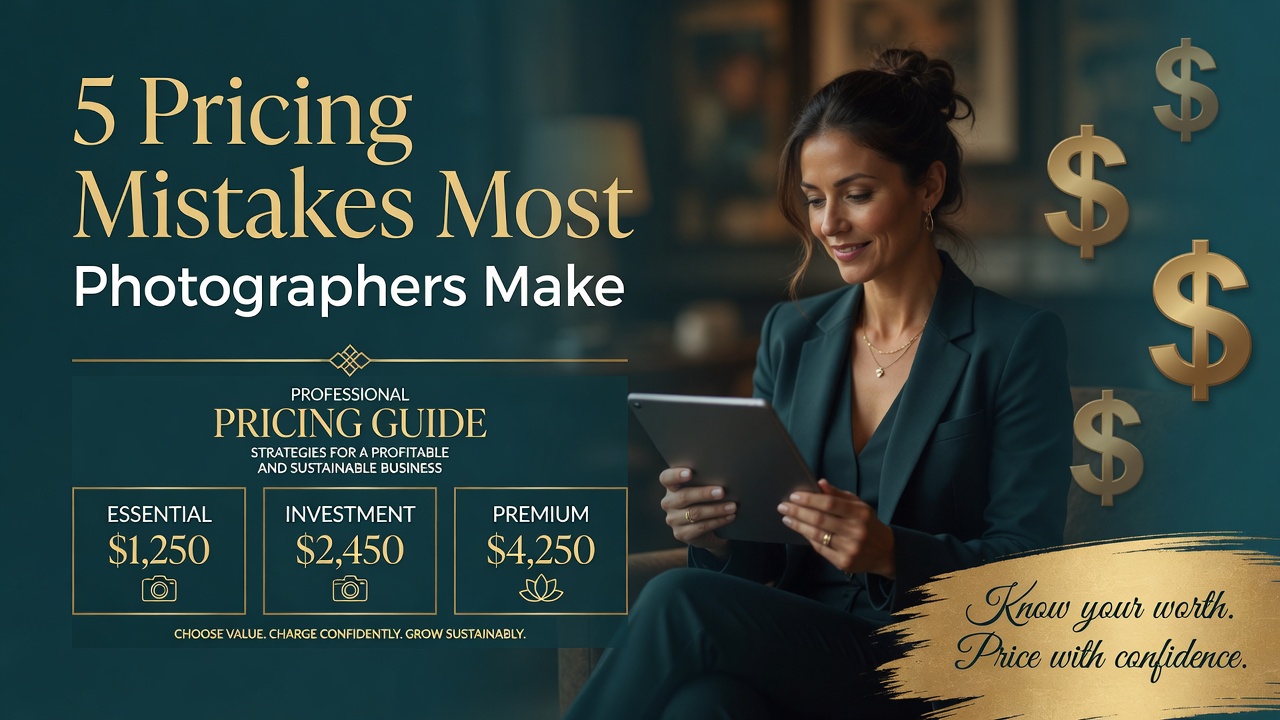 5 Pricing Mistakes Most Photographers Make (And How to Fix Them)